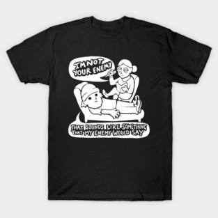 Shrunk - Illustrated lyrics - Inverted T-Shirt