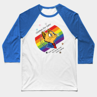 Clothes For Cats (Pride) Baseball T-Shirt