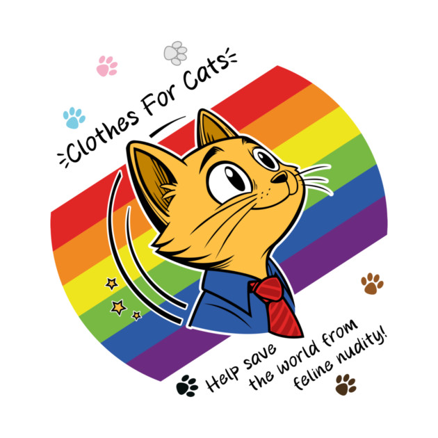 Clothes For Cats (Pride) by CS Collaborations
