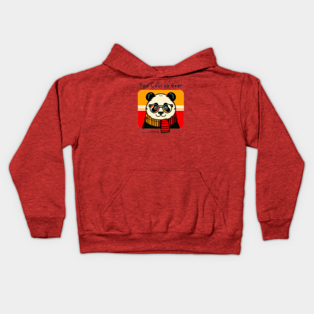 Too Cool to Bear Kids Hoodie by Fabrik