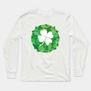 Lucky clover for St. Patrick's Day Long Sleeve T-Shirt