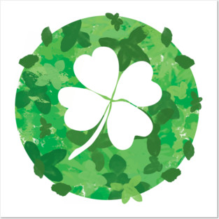 Lucky clover for St. Patrick's Day Posters and Art