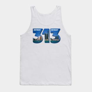 313-Detroit Tank Top