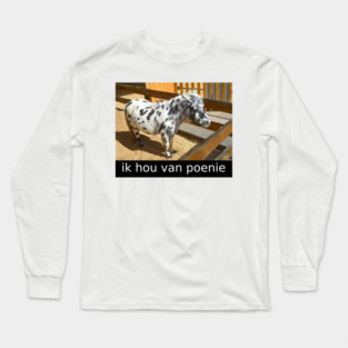 ik hou van poenie Long Sleeve T-Shirt