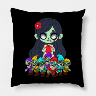 Zombie Snow White Pillow