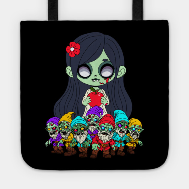Zombie Snow White Tote by H. R. Sinclair