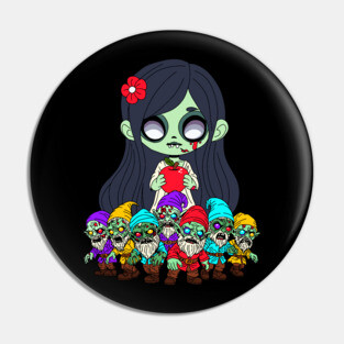 Zombie Snow White Pin