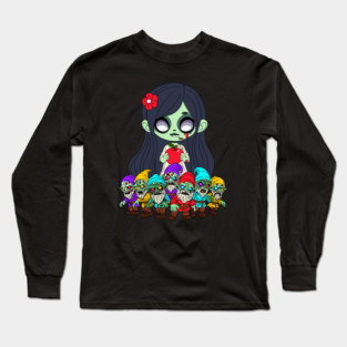 Zombie Snow White Long Sleeve T-Shirt