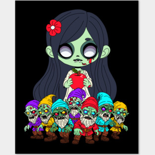 Zombie Snow White Posters and Art