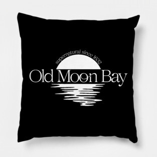 Old Moon Bay Logo Pillow