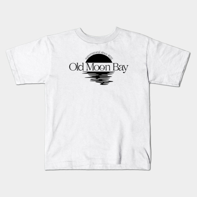 Old Moon Bay Logo Kids T-Shirt by H. R. Sinclair