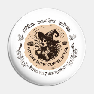 Witch's Brew Coffee House Pin