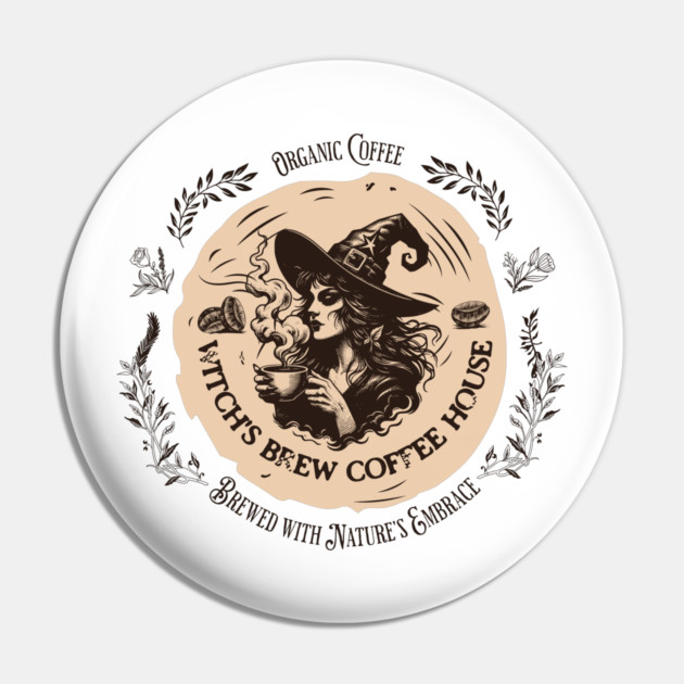 Witch's Brew Coffee House Pin by H. R. Sinclair
