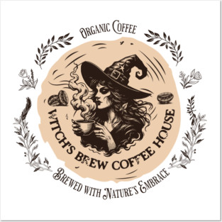 Witch's Brew Coffee House Posters and Art