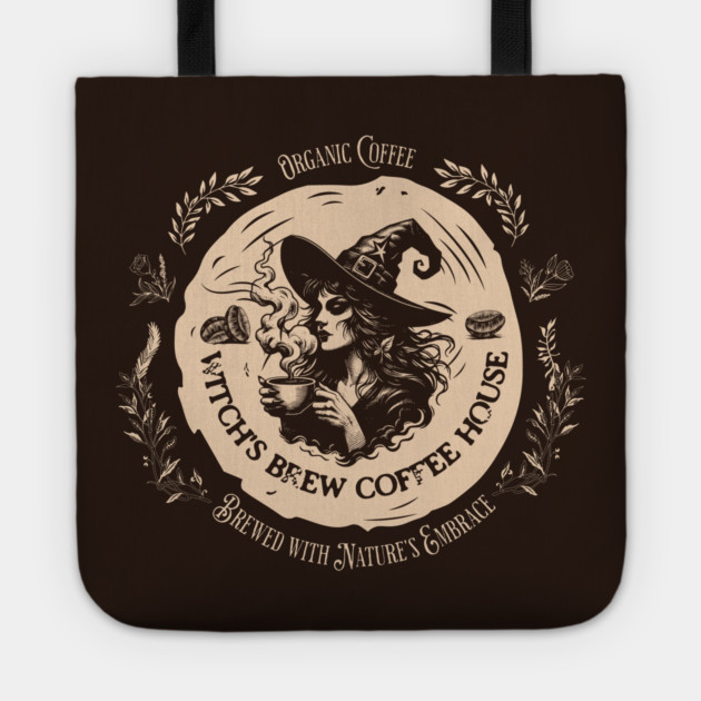 Witch's Brew Coffee House Tote by H. R. Sinclair