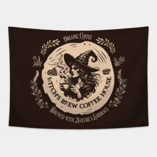 Witch's Brew Coffee House Tapestry