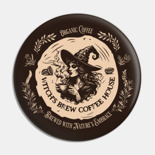 Witch's Brew Coffee House Pin