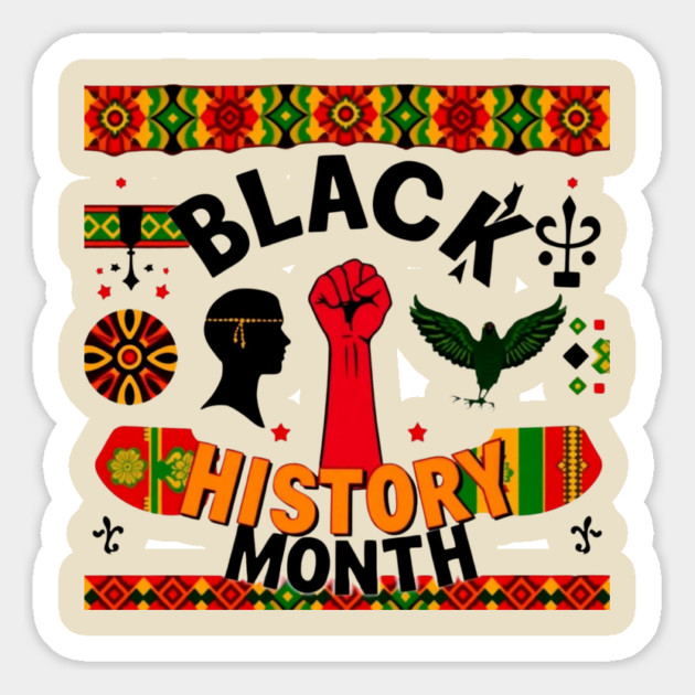 Black History Month Magnet by Creatifly Graphic Tees