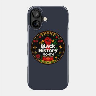 Happy Black History Month 2025 Phone Case