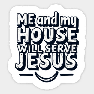Serving Jesus: A Family Commitment Magnet