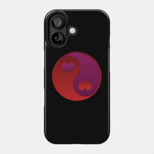 Valentine Yin Yang Phone Case