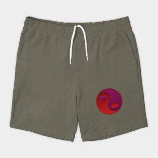 Valentine Yin Yang Shorts