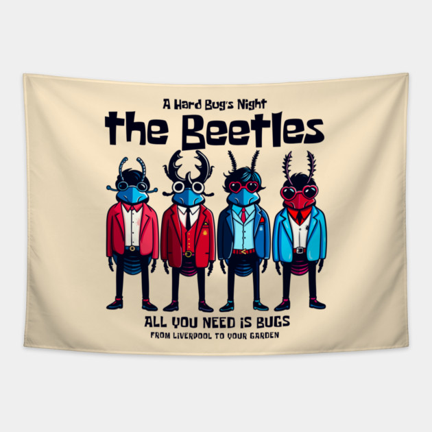 THE BEETLES Tapestry by Fabrik