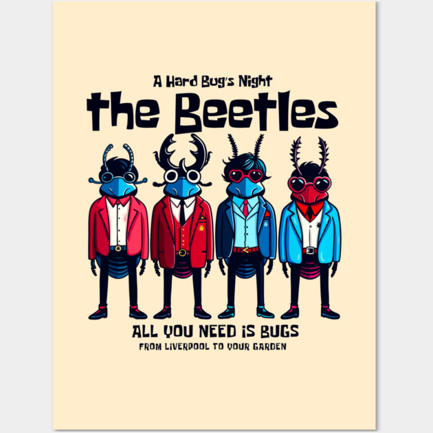 THE BEETLES Wall Art by Fabrik