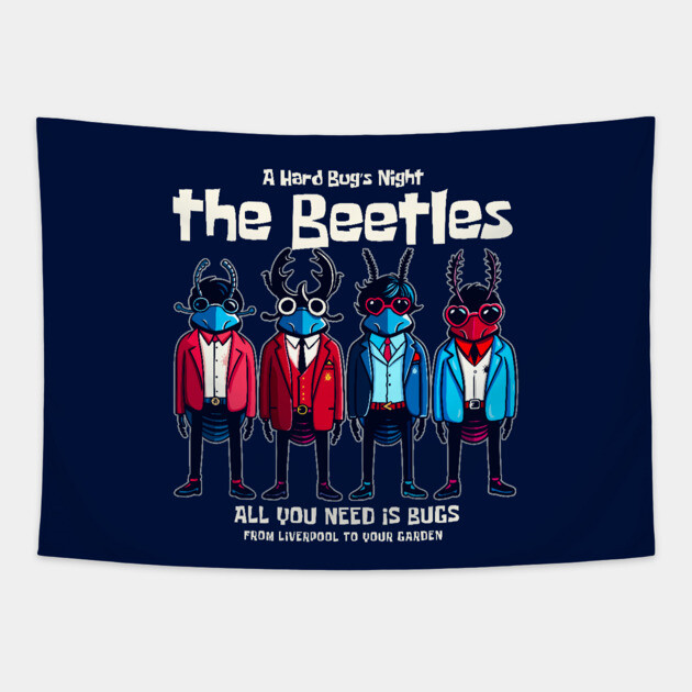 THE BEETLES Tapestry by Fabrik