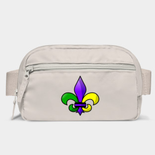 Fleur-de-lis Purple Green Gold Bag