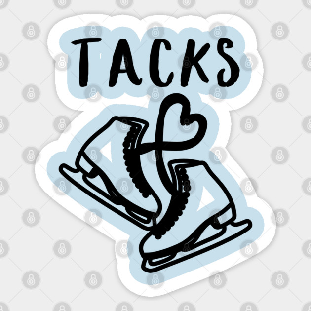 Ccm Tacks Ice Hockey Skates Sticker by Creatifly Graphic Tees