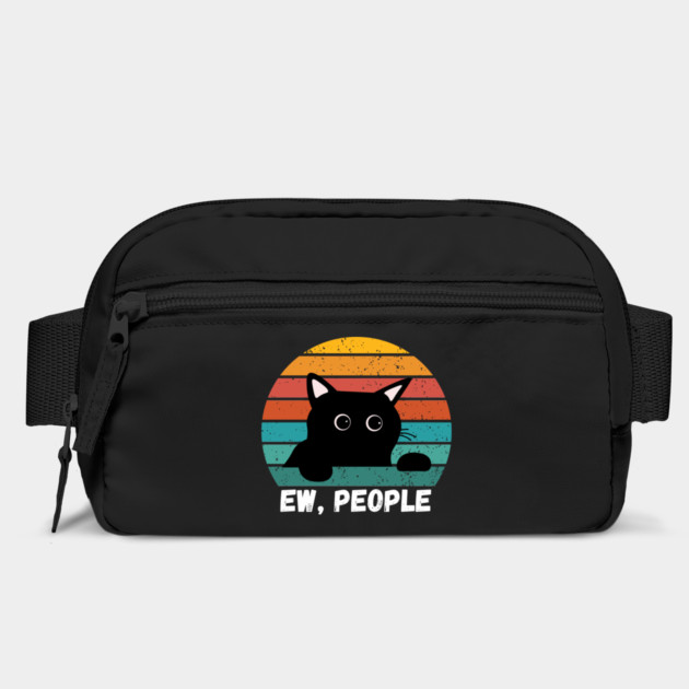 Funny Introvert Cat – Ew, People by Premachandra's Store