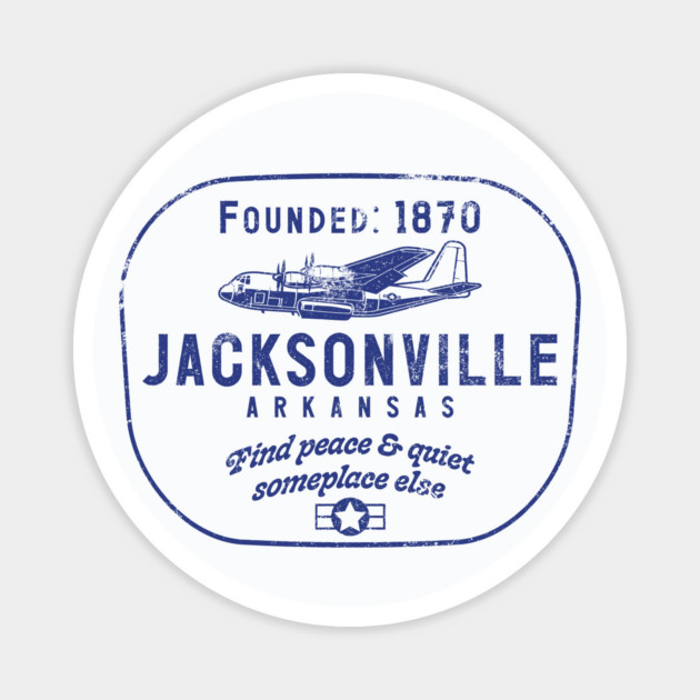 Jacksonville, Arkansas Magnet by rt-shirts