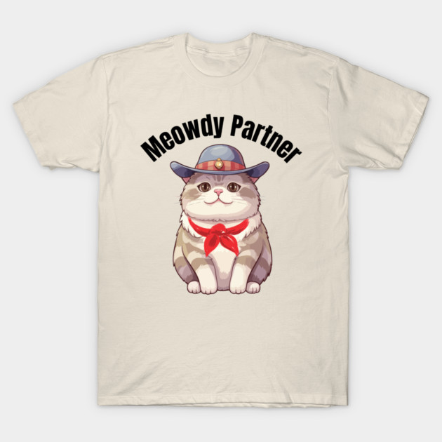 Cowboy Kitty Charm T-Shirt by Premachandra's Store
