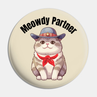 Cowboy Kitty Charm Pin