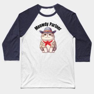 Cowboy Kitty Charm Baseball T-Shirt