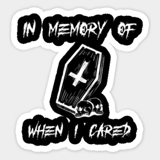 In memory Sticker