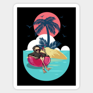 Death at the beach Magnet