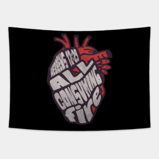 ALL CONSUMING FIRE Tapestry