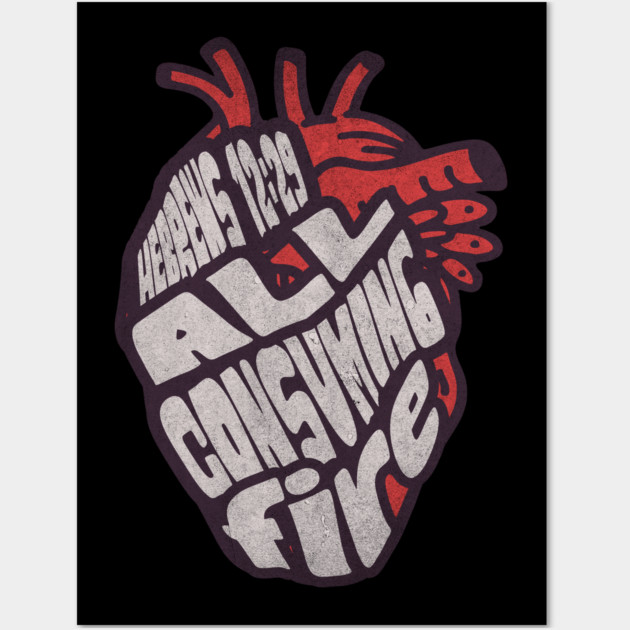ALL CONSUMING FIRE Wall Art by David's Store 2