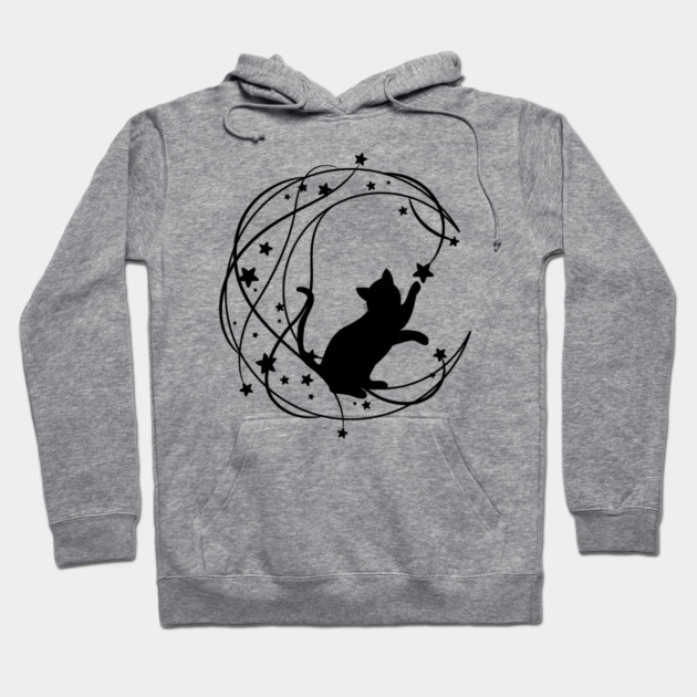 Lunar Cat Hoodie by Premachandra's Store