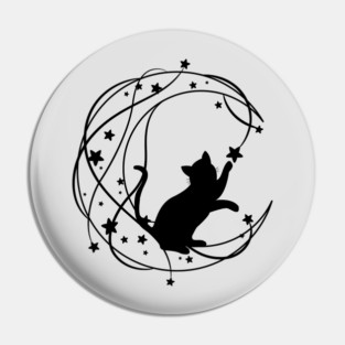 Lunar Cat Pin