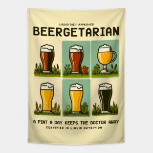 BEERGETARIAN Tapestry