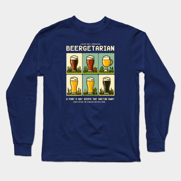 BEERGETARIAN Long Sleeve T-Shirt by Fabrik