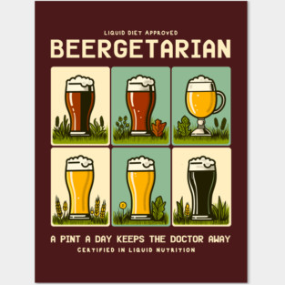 BEERGETARIAN Posters and Art