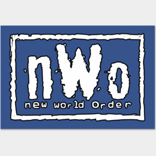 NWO White Outline Posters and Art