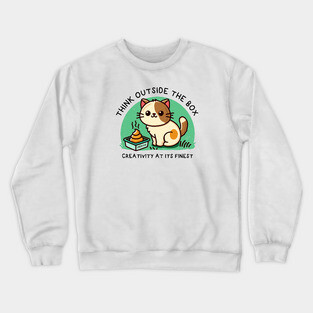 THINK OUTSIDE THE BOX Crewneck Sweatshirt