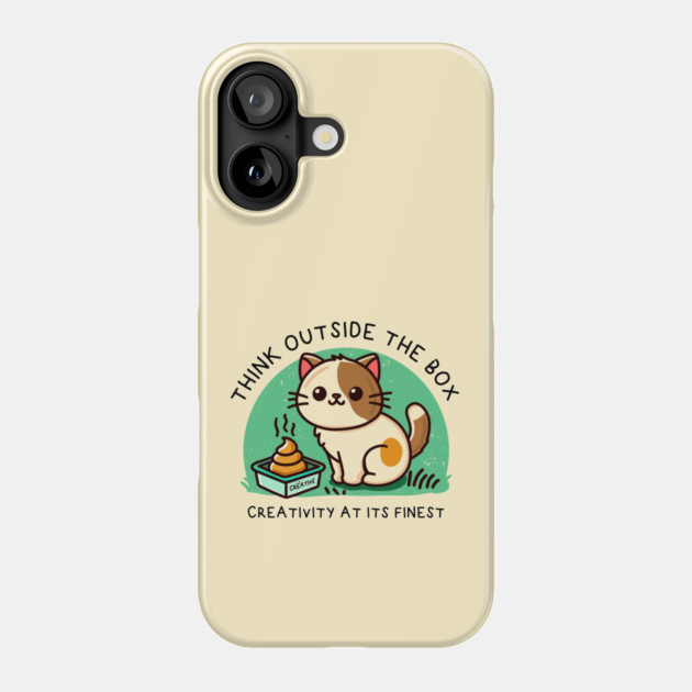THINK OUTSIDE THE BOX Phone Case by Fabrik