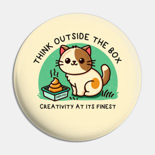 THINK OUTSIDE THE BOX Pin