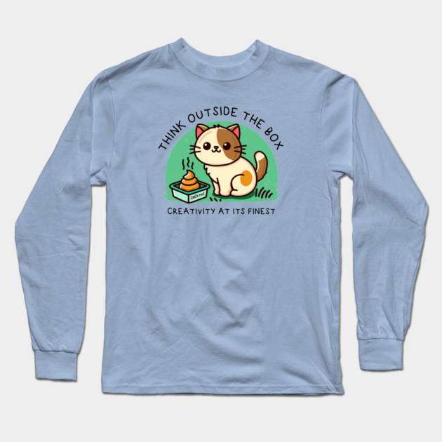 THINK OUTSIDE THE BOX Long Sleeve T-Shirt by Fabrik